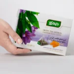 دمنوش چای سبز و زعفران با نبات - Image 5