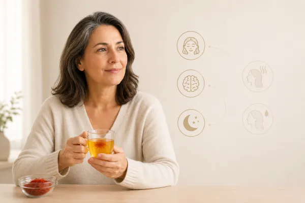 زعفران برای یائسگی