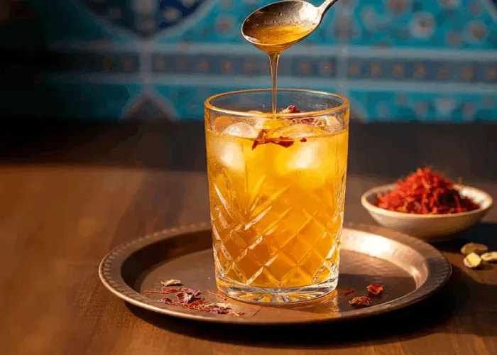 طرز تهیه شربت زعفران