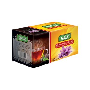 چای سیاه تی بگ زعفرون