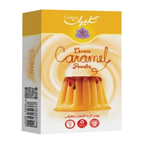 پودر کرم کارامل زعفرانی