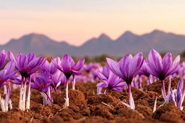 بررسی مراحل کاشت زعفران