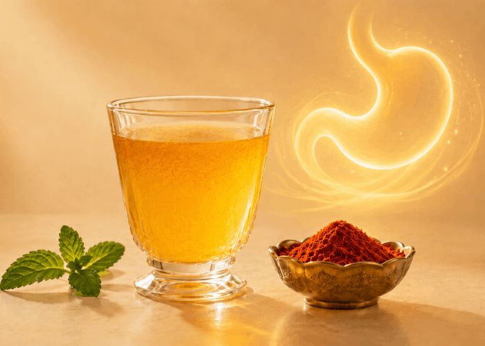 خواص شربت زعفران برای معده درد