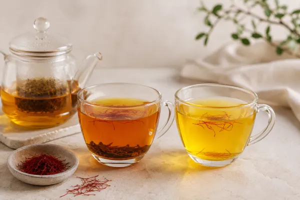 خواص چای زعفران و دمنوش زعفران