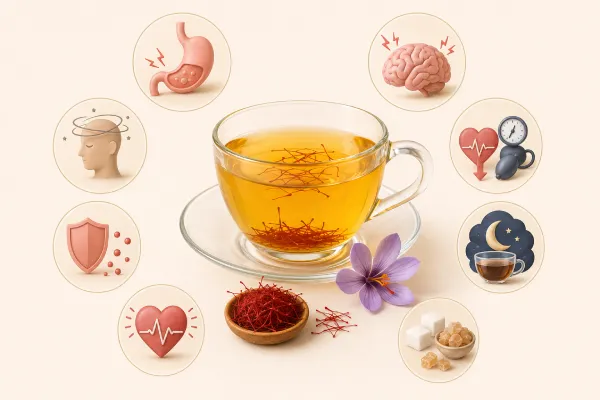 مضرات چای زعفران چیست؟