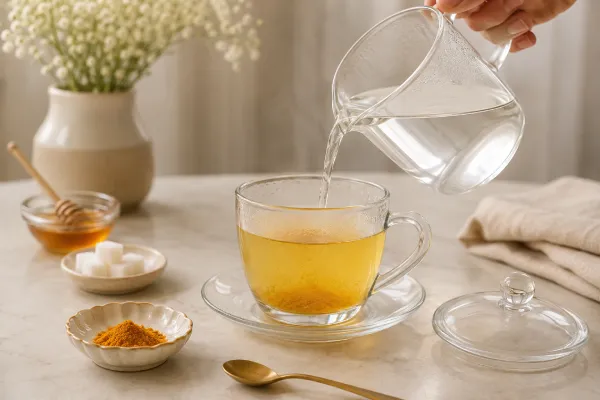 دمنوش زعفران برای پریودی